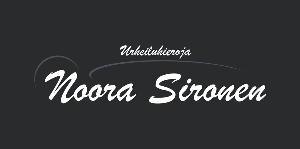 Urheiluhieroja Noora Sironen -logo